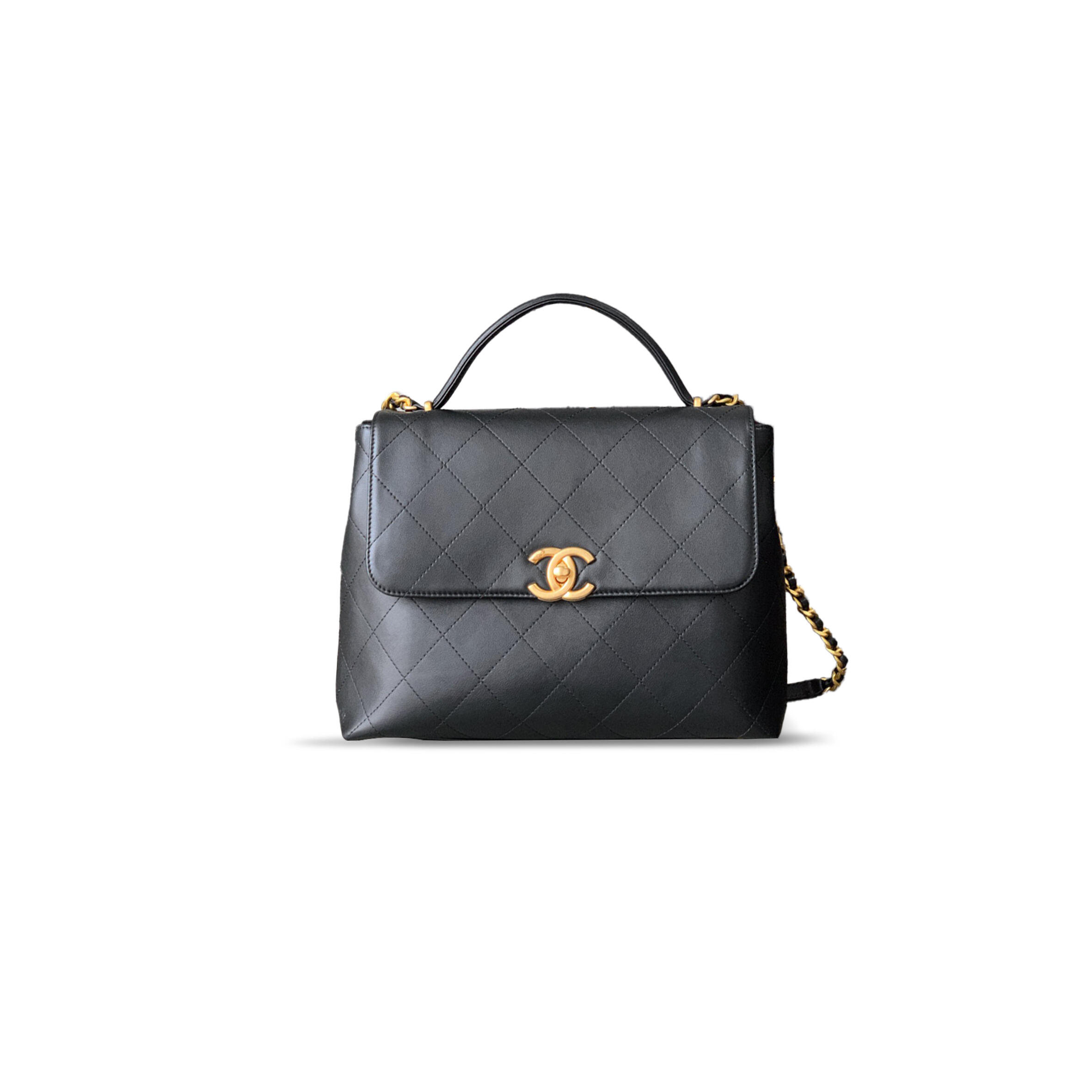 CHANEL MASTER FLAP BAG WITH TOP HANDLE AS5467 (33*26*9cm)